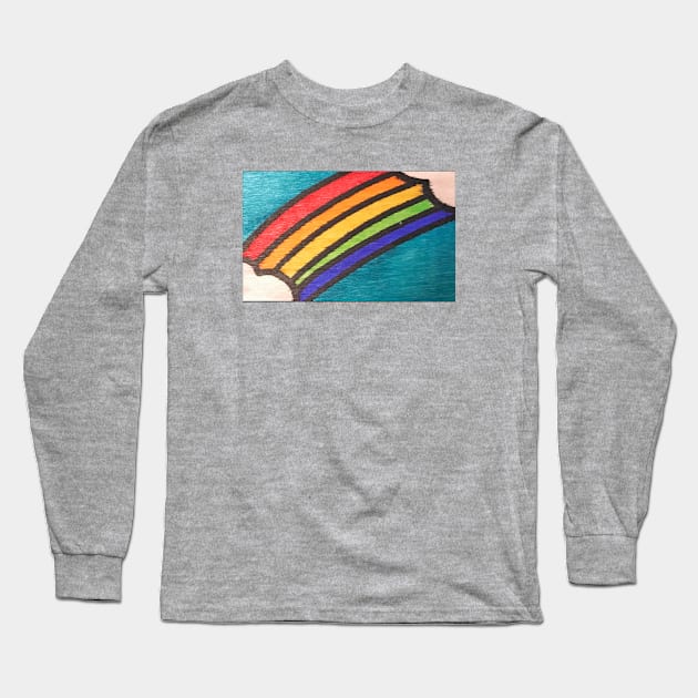 Rainbow Bit #2 Long Sleeve T-Shirt by ErinBrieArt